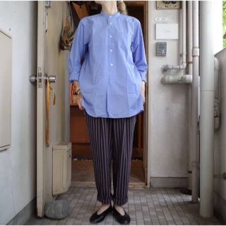 COMOLI - comoli コモリ バンドカラーシャツの通販 by ままむ|コモリ