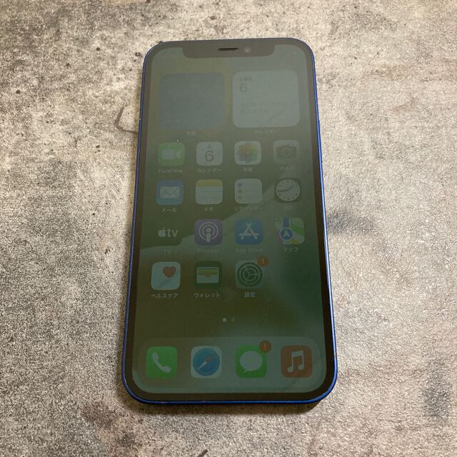 26924T iPhone12mini 128GB ブルーSIMフリージャンク品スマートフォン/携帯電話