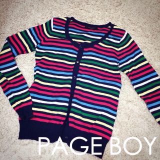 ページボーイ(PAGEBOY)のPAGE BOY カーディガン(カーディガン)