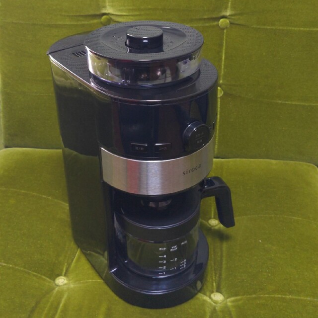 【金属フィルター2種付】siroca 全自動コーヒーメーカー SC-C111 スマホ/家電/カメラの調理家電(コーヒーメーカー)の商品写真