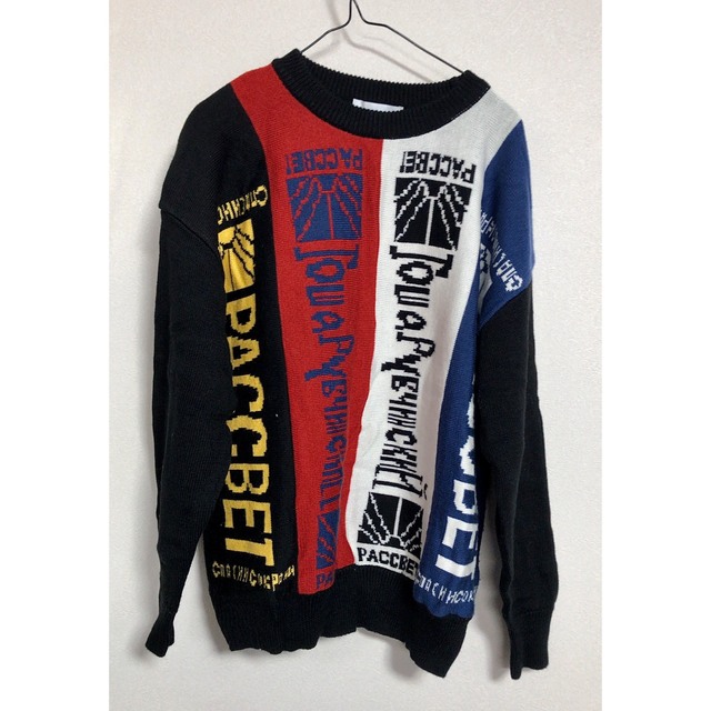 Gosha Rubchinskiy ゴーシャ・ラブチンスキー スカーフ柄 ニット