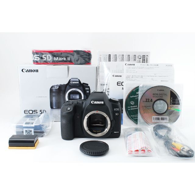 【ほぼ新品】Canon EOS 5D markII マーク2　ショット数529回付属品