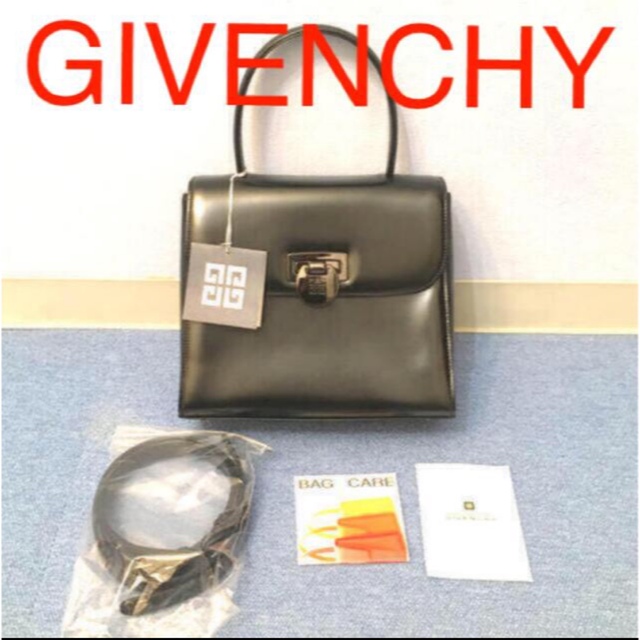 GIVENCHY ジバンシー 黒 2way レザー ショルダーバッグ