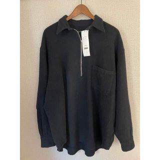 COMOLI - 【試着のみ】COMOLI 縮絨ウールハーフジップシャツ 3 コモリ
