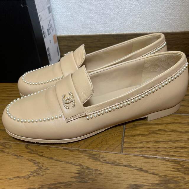 CHANEL シャネル ローファー フラットシューズ 37.5サイズ