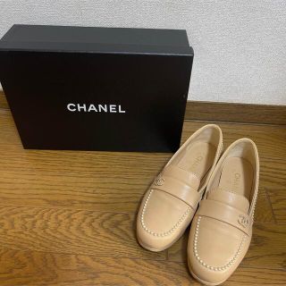 CHANEL - CHANEL ローファー フラット サイズ37 g35797 x01000