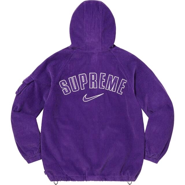 史上最も激安 Supreme - Supreme Nike Arc Corduroy Hooded Jacket ...