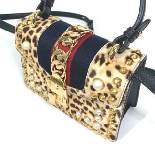 Gucci - グッチ GUCCI シルヴィ 470270 レオパード ヒョウ柄 2WAY