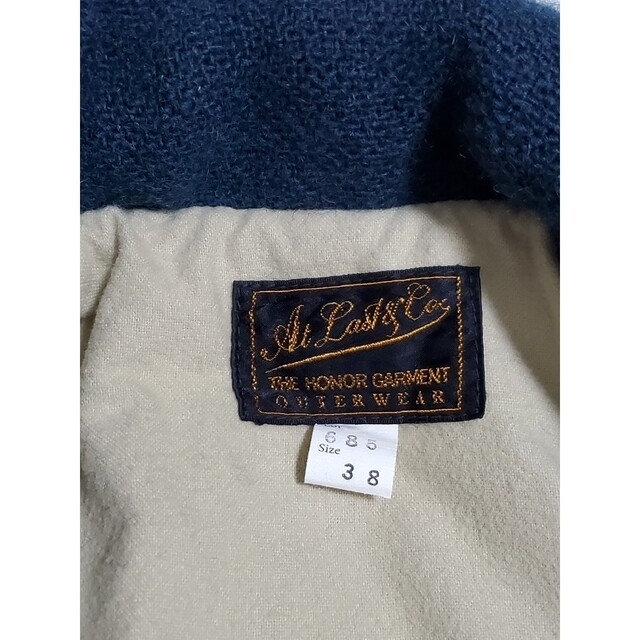 22100円 レア アットラストTimeworn Atlast&co ウールコート 38 22100円 レア アットラストTimeworn Atlast&co ウールコート 38