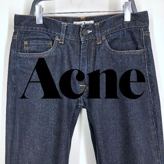 アクネ(ACNE)の◆ Acne Jeans ◆ リジッドデニムパンツ W29 L34 ネイビー(デニム/ジーンズ)
