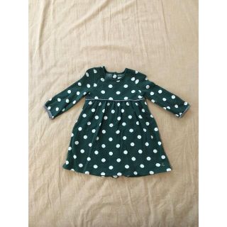 プチバトー(PETIT BATEAU)の【プチバトー】ジャガードドットワンピース(ワンピース)