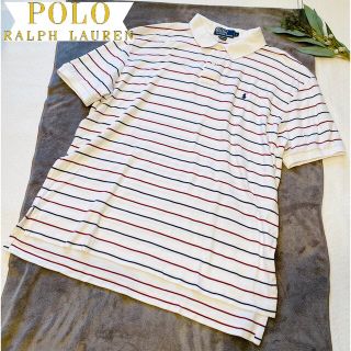 ポロラルフローレン(POLO RALPH LAUREN)のポロ　ラルフローレン　半袖ポロシャツ　ボーダー柄 (ポロシャツ)