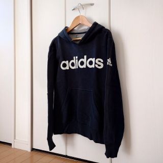 アディダス(adidas)のadidas/アディダス エッセンシャルズ ロゴスウェットパーカー(パーカー)