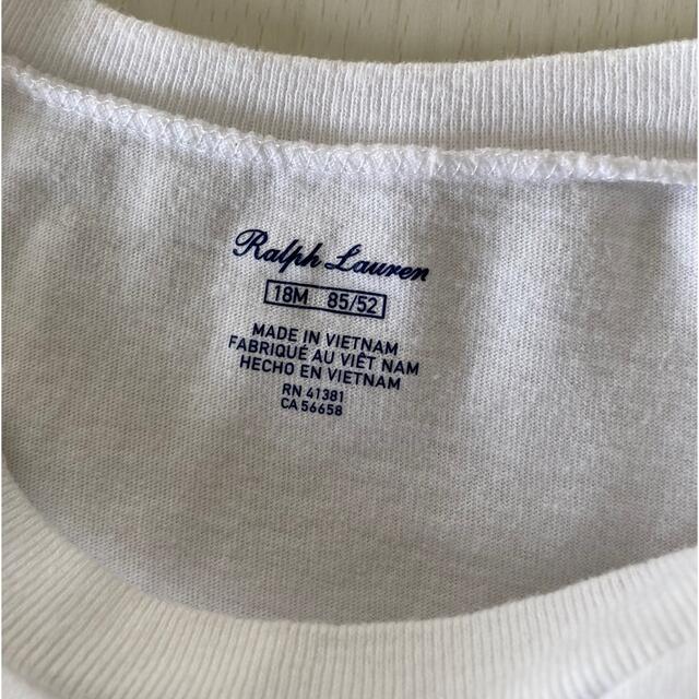 POLO RALPH LAUREN(ポロラルフローレン)のRALPH LAUREN BEARTシャツ キッズ/ベビー/マタニティのキッズ服男の子用(90cm~)(Tシャツ/カットソー)の商品写真