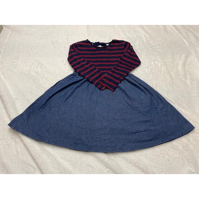 pom ponette(ポンポネット)のポンポネットジュニア　ワンピース　120-130 キッズ/ベビー/マタニティのキッズ服女の子用(90cm~)(ワンピース)の商品写真