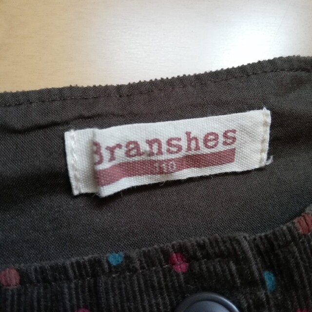 Branshes(ブランシェス)の110size☆Branshesコーデュロイチュニック キッズ/ベビー/マタニティのキッズ服女の子用(90cm~)(Tシャツ/カットソー)の商品写真