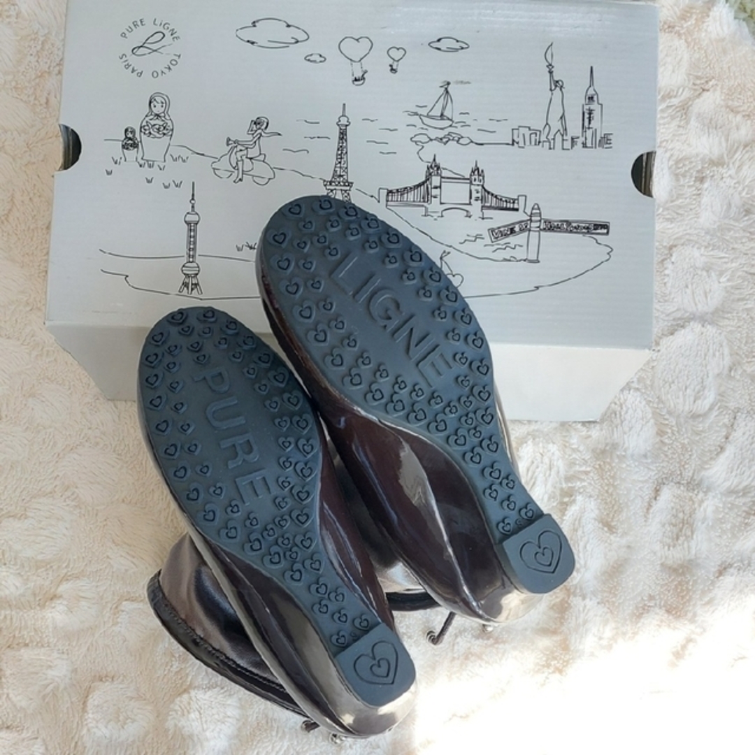 最終　21㎝　ピュアリーヌ　レイン　ブーツ　ヒール　おしゃれ　マトリョーシカ レディースの靴/シューズ(ブーツ)の商品写真