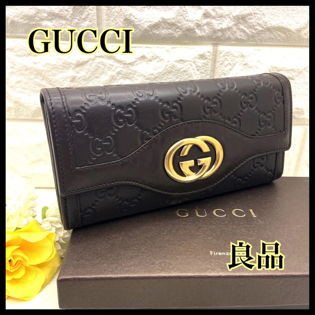 Gucci - GUCCIグッチ 財布 スーキー インターロッキング シマレザーの通販 by まうるる☆shop｜グッチならラクマ