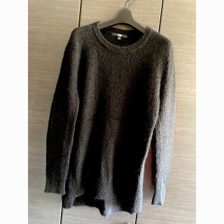 ユニクロ(UNIQLO)のお値下げ⭐️モヘアセーター⭐️黒⭐️ラウンドネック⭐️S⭐️ユニクロ(ニット/セーター)