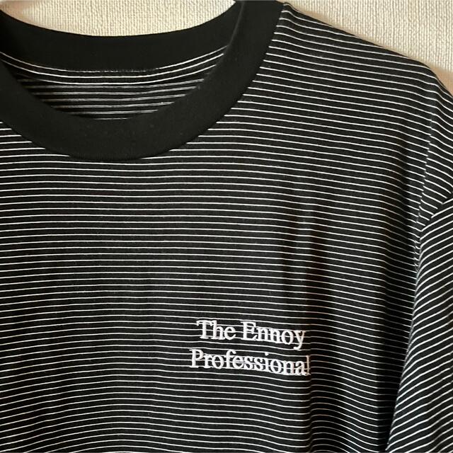新品新作登場】 ennoy ボーダーTシャツ 長袖 ブラック mサイズ UBCpS