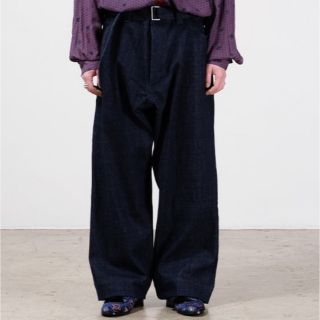 ☆新品☆O PROJECT DENIM TROUSERS インディゴ M(その他)