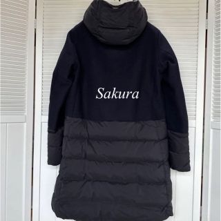 HERNO - 新品タグ付きHERNO ヘルノ コンビ フードダウンコート 異素材