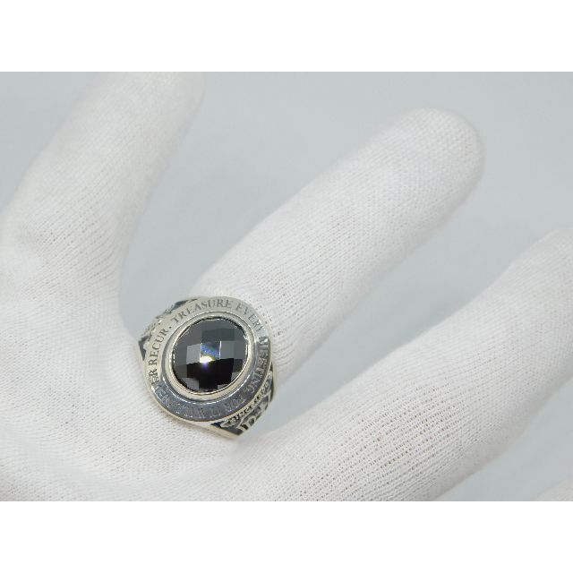 20号 新品 Dr Monroe カレッジ リング (大) ブラック ジルコニア