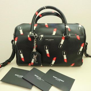 サンローラン(Saint Laurent)のレア❤サンローラン❤ダッフル❤リップ柄❤限定❤ベイビーダッフル❤バッグ❤新品同様(ショルダーバッグ)