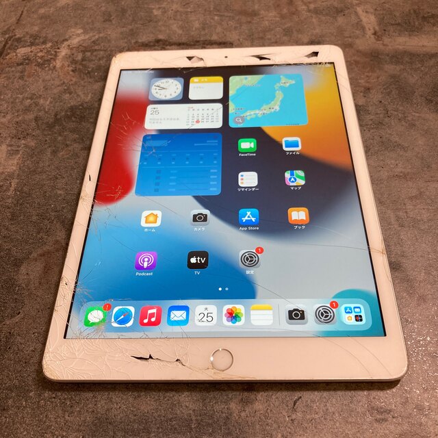 34551T  iPad7世代　32GB シルバー　Wi-Fi ジャンク品