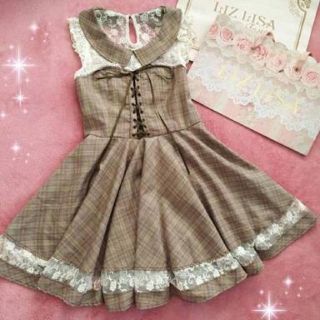 リズリサ チェックワンピース(ブラウン/茶色系)の通販 34点 | LIZ