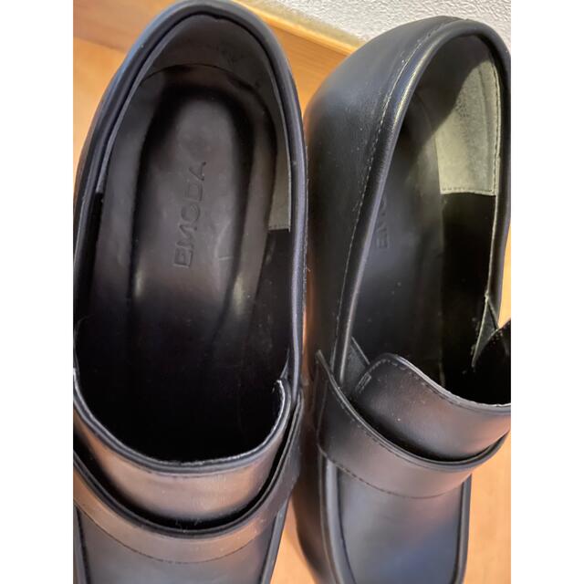 EMODA(エモダ)のEMODA ボリュームウッドローファー  Lサイズ レディースの靴/シューズ(ローファー/革靴)の商品写真