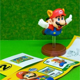 フルタセイカ(フルタ製菓)のチョコエッグ　食玩　フィギュア　スーパーマリオ　②しっぽマリオ(ゲームキャラクター)