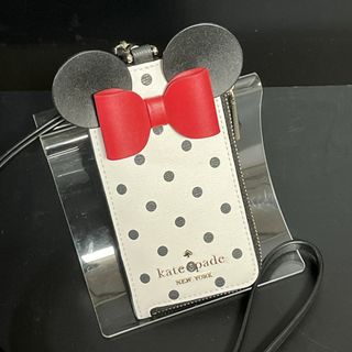 ケイトスペードニューヨーク(kate spade new york)のkate spade IDケース 定期入れ レディース ネックストラップ ミニー(名刺入れ/定期入れ)