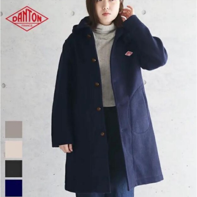 DANTON(ダントン)のダントン  ネイビー　コート　34 S〜Mサイズ　値下げ レディースのジャケット/アウター(その他)の商品写真