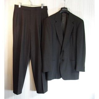 ジョルジオアルマーニ(Giorgio Armani)のゼキ様専用size46☆美品☆アルマーニ黒ラベル ２釦スーツ ストライプ柄(セットアップ)