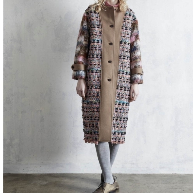 専用 leur logette 高級 ツイード ウールコート | suellencolombo.com.br