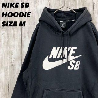 NIKE SB ナイキ　ロゴプリントスウェットパーカー　サイズM 黒ユニセックス