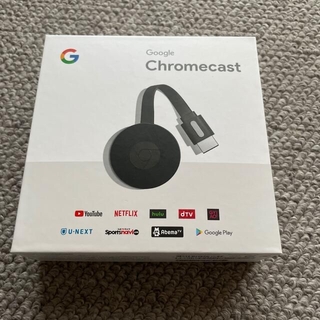 グーグル(Google)のGoogle Chromecast 第2世代 ブラック(映像用ケーブル)