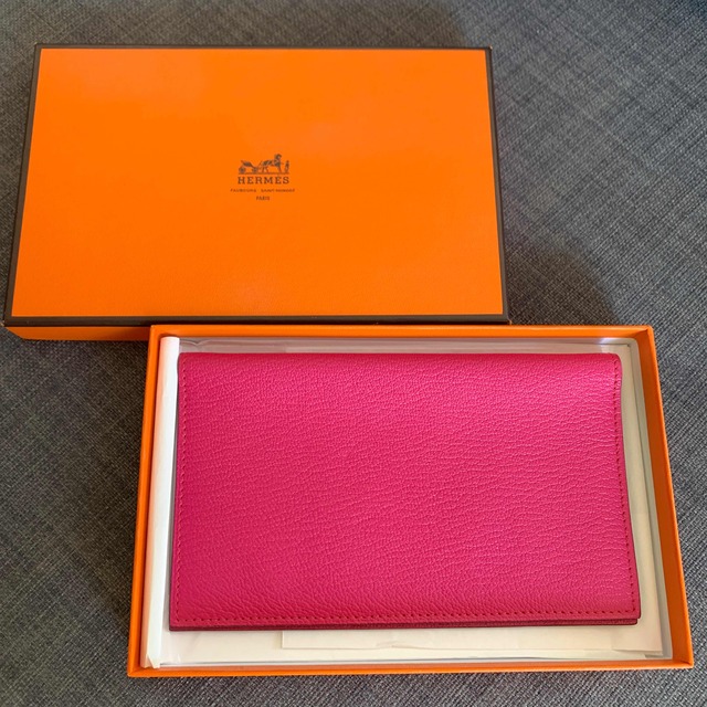 HERMES エルメス  手帳カバー　ピンク　新品