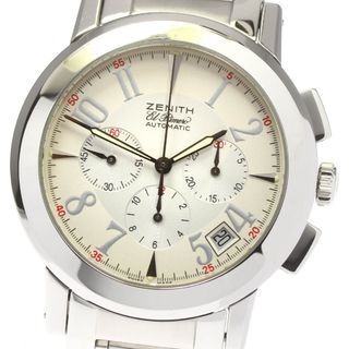 ゼニス(ZENITH)のゼニス ZENITH 01/02.0450.400 ポートロワイヤル クロノグラフ デイト 自動巻き メンズ 美品 保証書付き_710286(腕時計(アナログ))