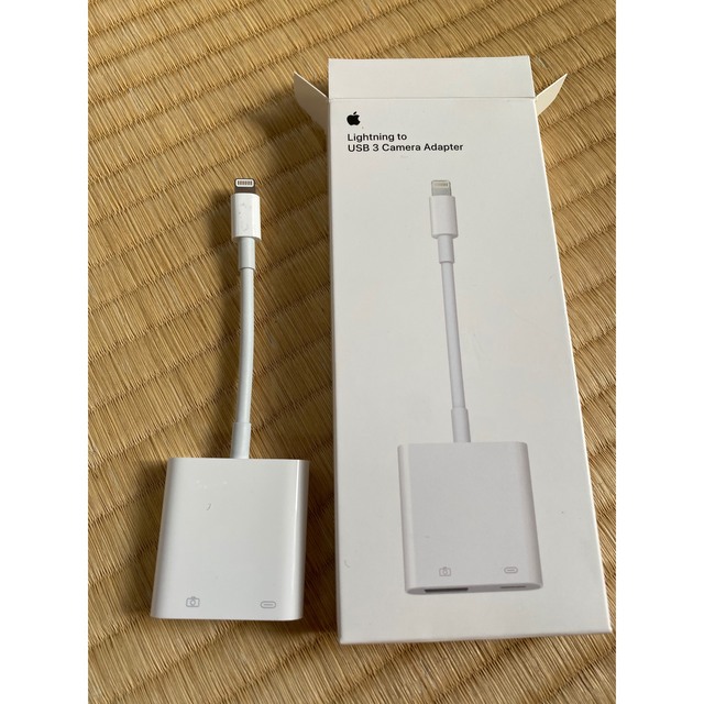 Apple(アップル)のomu630様☆Apple Lightning - USB 3カメラアダプタ スマホ/家電/カメラのスマホアクセサリー(その他)の商品写真