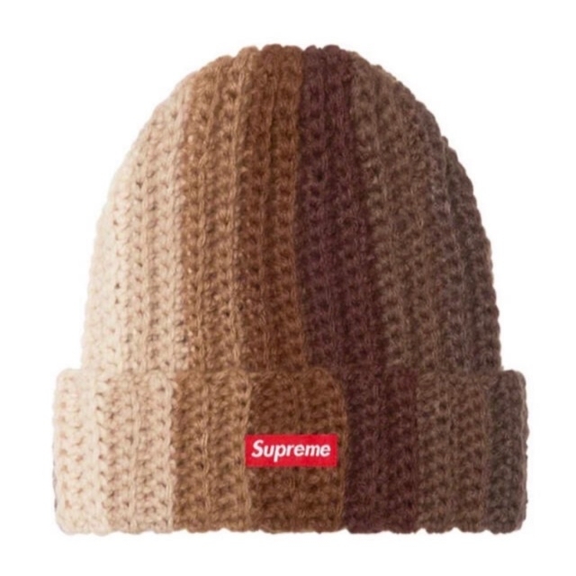 帽子Supreme Gradient Crochet Beanie Brown - ニット帽/ビーニー