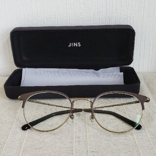 ジンズ(JINS)のJINS　レディース　度付きメガネ　クラッシック　ボストン(サングラス/メガネ)