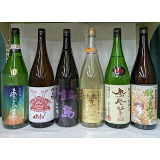 人気銘酒一升瓶×6本(日本酒)