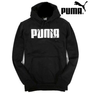 プーマ(PUMA)の【PUMA / プーマ】裏フリース スウェット パーカー（メンズM相当ブラック）(パーカー)