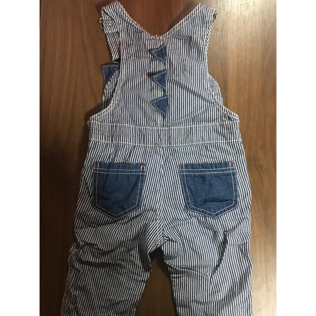 恐竜　サロペット キッズ/ベビー/マタニティのキッズ服男の子用(90cm~)(パンツ/スパッツ)の商品写真