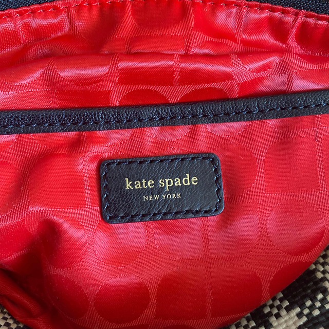 kate spade new york(ケイトスペードニューヨーク)のケイトスペード チェック リボン ミニ トート ハンドバッグ レディースのバッグ(トートバッグ)の商品写真