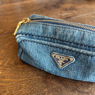 プラダ(PRADA)のPRADA / denim pouch(ポーチ)