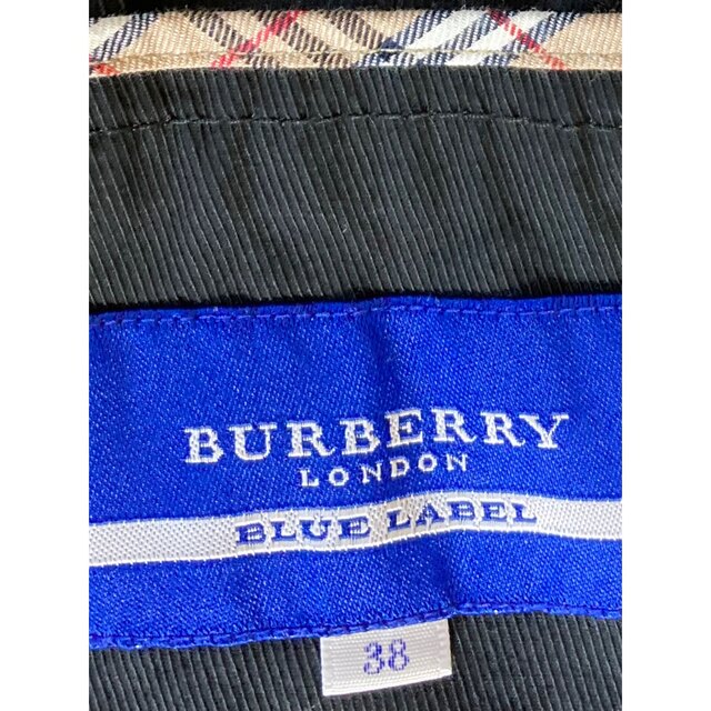 BURBERRY BLUE LABEL(バーバリーブルーレーベル)のBURBERRY　BLUE　LABEL  バーバリー　ショートジャケット レディースのジャケット/アウター(ノーカラージャケット)の商品写真