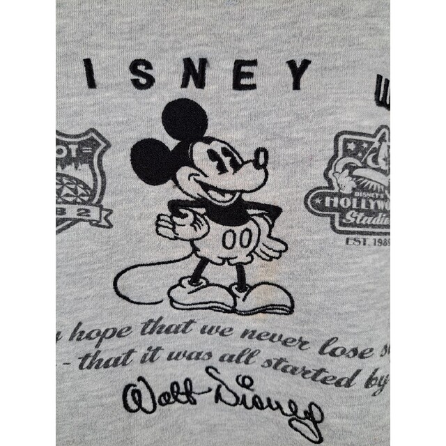 Disney(ディズニー)のDisney、ディズニー、刺繍、トレーナー、ミッキーマウス メンズのトップス(スウェット)の商品写真